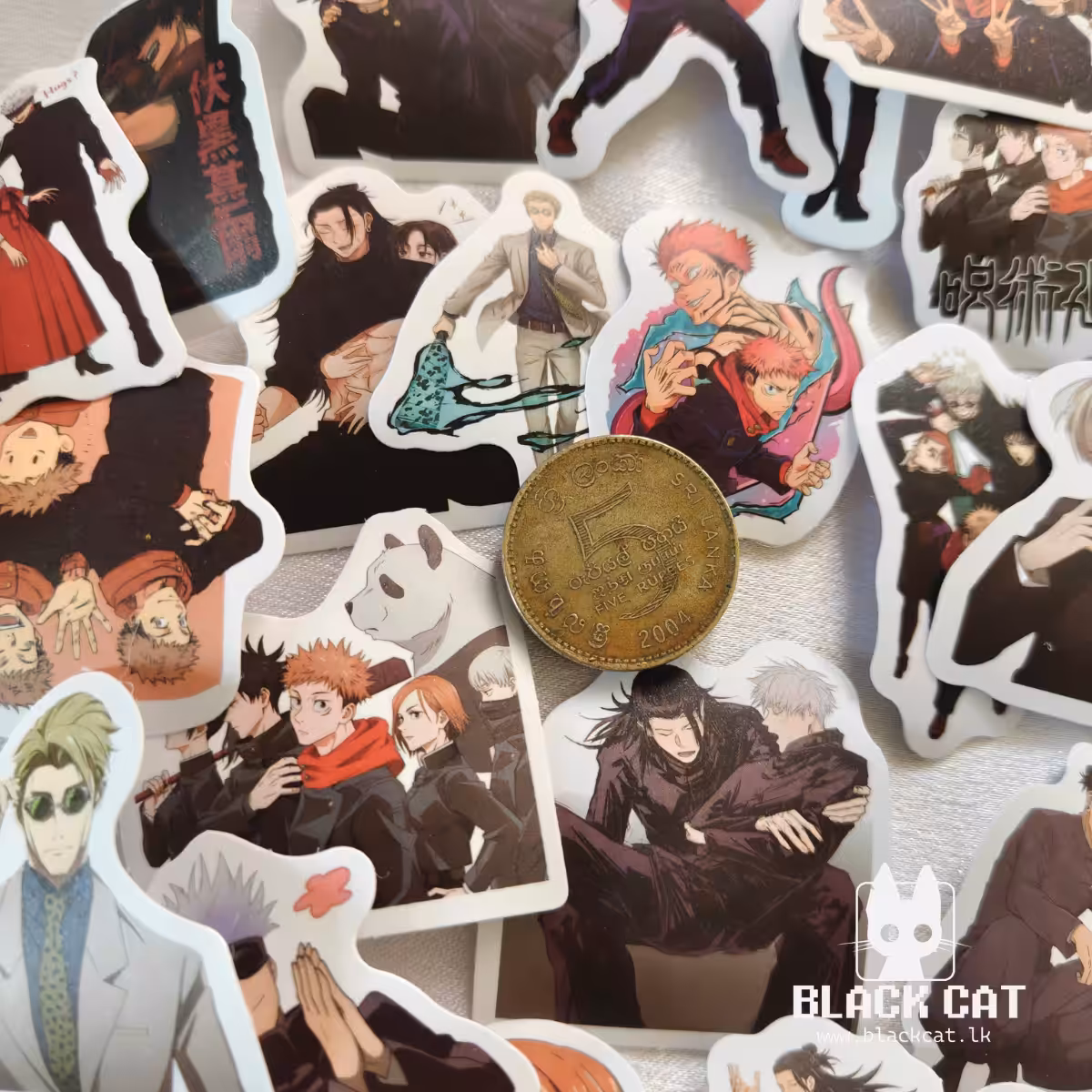 Jujutsu Kaisen 10 piece Anime sticker pack - Image 3
