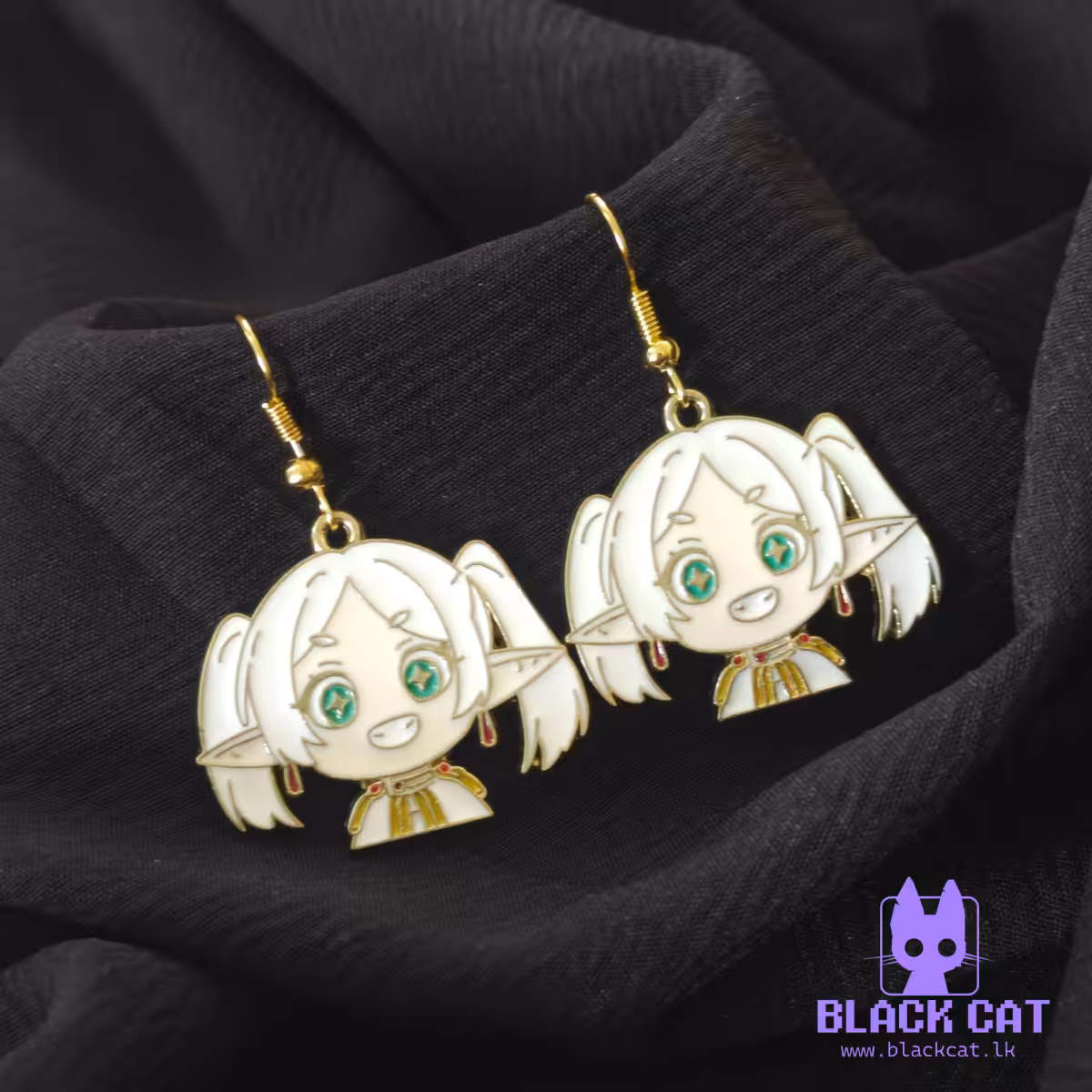 Frieren enamel earring