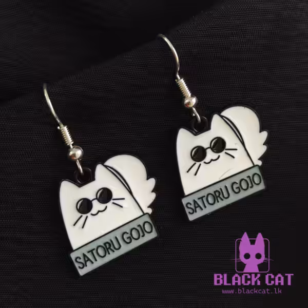 Jujutsu Kaisen Gojo cat Earrings