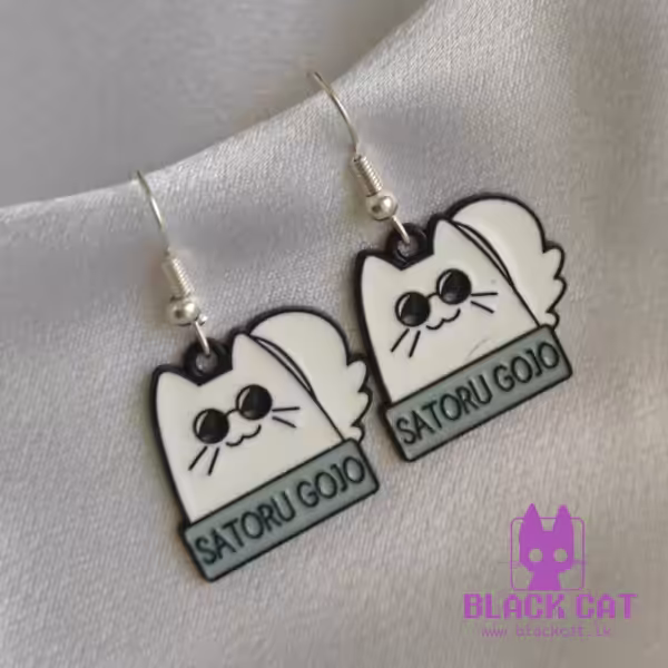 Jujutsu Kaisen Gojo cat Earrings