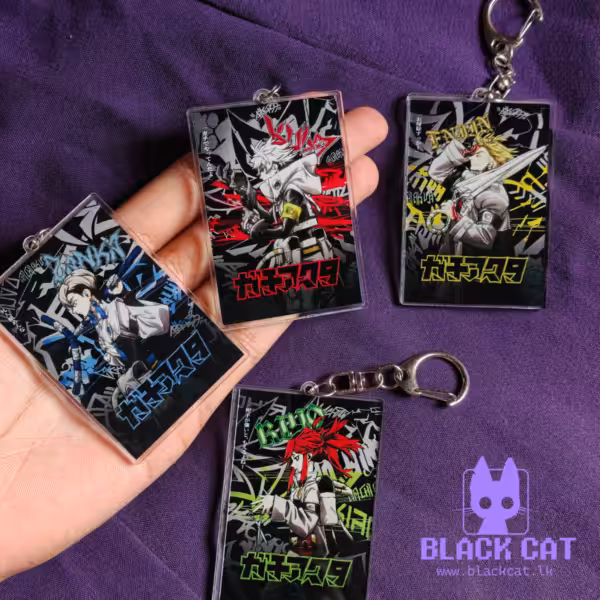 Gachiakuta Keytags ( Zanka, Riyo, Rudo, & Enjin)