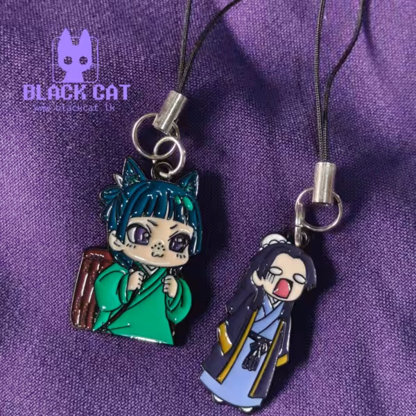 Jinshi and Maomao keytag pair : The Apothecary Diaries