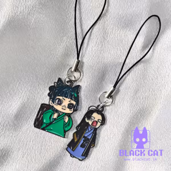 Jinshi and Maomao keytag pair : The Apothecary Diaries