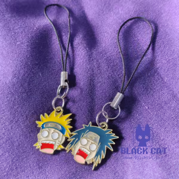 Naruto & Sasuke Keytag Pair