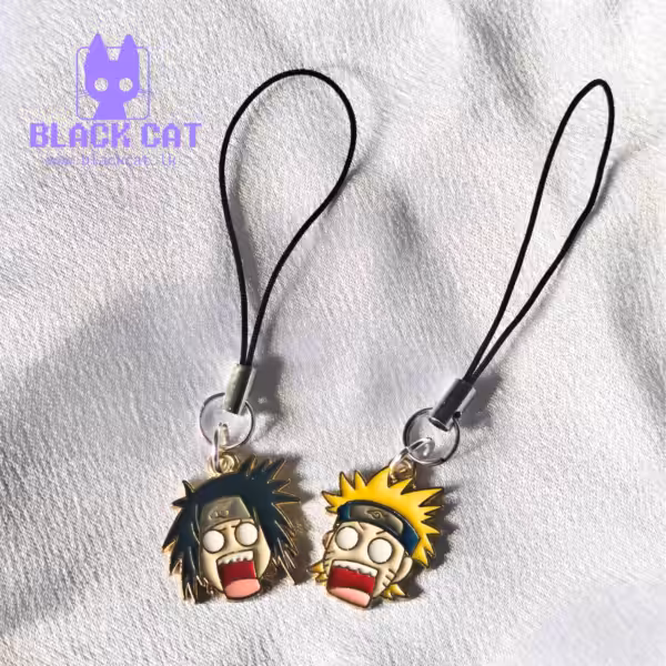 Naruto & Sasuke Keytag Pair