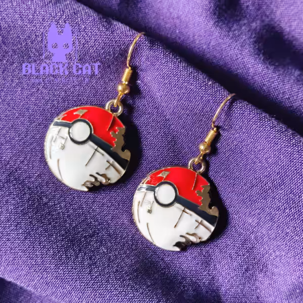 Pokémon Poké Ball earring