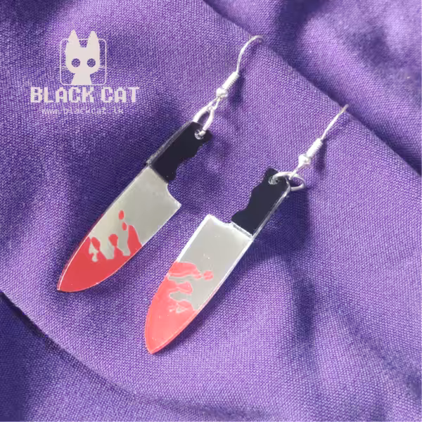 Blood Knife earrings
